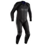 RST Podium Airbag CE One Piece Leather Motorcycle Suit Black Racing Protective Gear