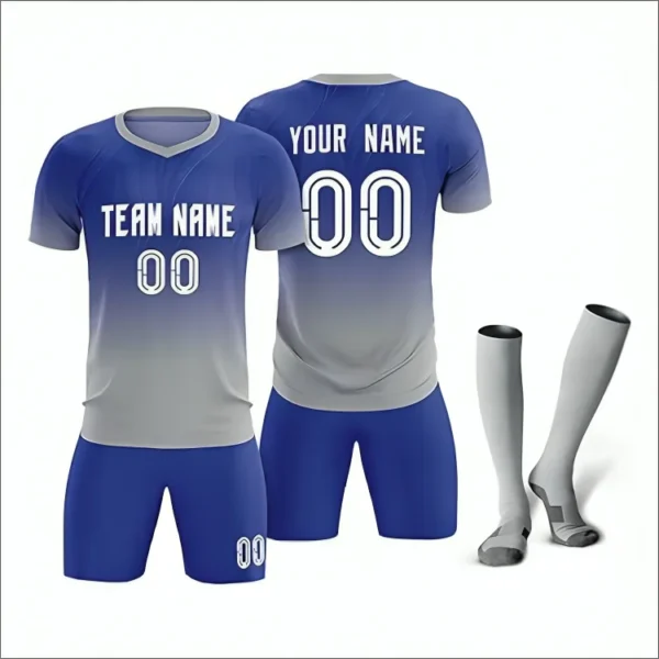 Custom Soccer Uniform Set Football Jersey Shorts Socks Personalized Team Kit - Image 1
