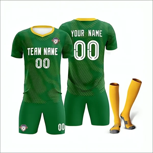 Custom Soccer Uniform Set Football Jersey Shorts Socks Personalized Team Kit - Image 1
