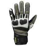 Montevideo Air 2.0 Short Motorcycle Gloves Black Olive Light Grey Riding Gear
