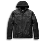 Men’s Swingarm 3-in-1 Genuine Leather Motorcycle Riding Jacket Black