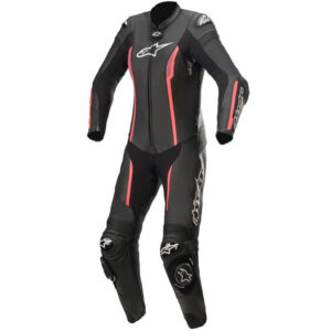 Alpinestars Stella Missile V2 1PC Ladies Leather Suit – Black/Diva Pink/Slate