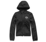 Women’s Willie G Auroral II 3-in-1 Genuine Leather Riding Jacket – Skull Graphic Biker Outerwear - Image 4