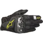 Alpinestars SMX-1 Air V2 Motorcycle Gloves – Black Riding Protective Gear - Image 5