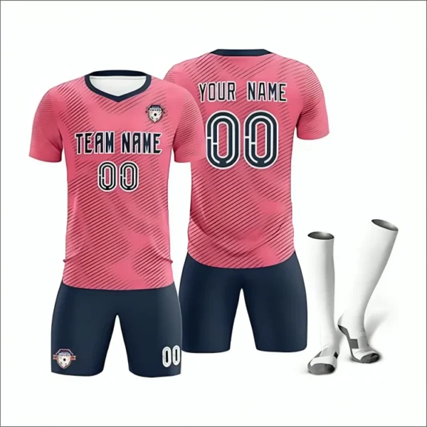 Custom Soccer Uniform Set Football Jersey Shorts Socks Personalized Team Kit - Image 2