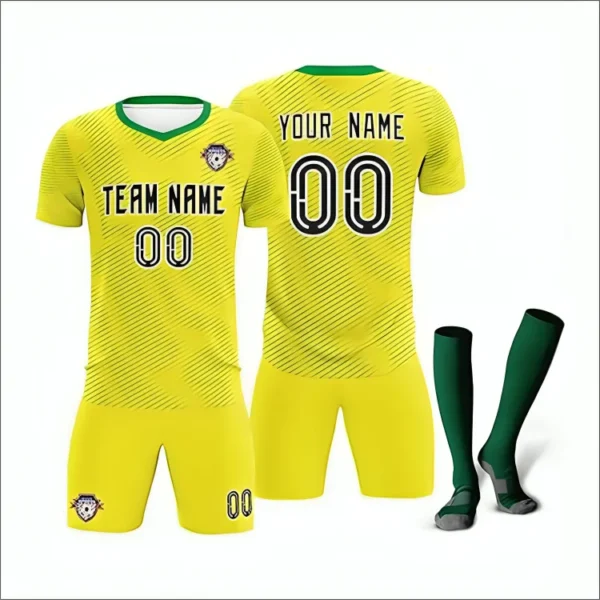 Custom Soccer Uniform Set Football Jersey Shorts Socks Personalized Team Kit - Image 2