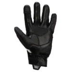 Rapid 1.0 Leather Motorcycle Gloves Black White Red – Protective Riding Gear - Image 2