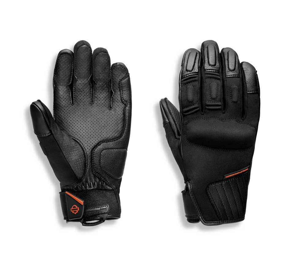 2 Men’s H-D Brawler Full Finger Gloves – Premium Motorcycle Riding Gear