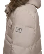 Men's Nisko Short Puffer Jacket with Faux Fur Trimmed Hood - Image 4