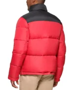 Men's Contrast Quilted Full-Zip Puffer Jacket - Image 3