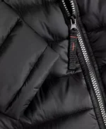 Sherpa-Lined Men's Hooded Puffer Jacket - Image 3