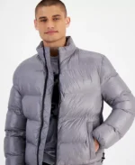 Men's Water-Repellent Quilted Puffer Jacket - Image 2