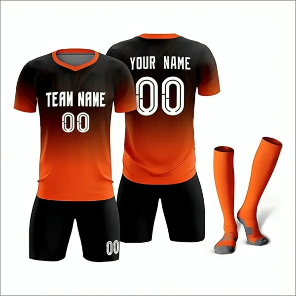 Custom Soccer Uniform Set Football Jersey Shorts Socks Personalized Team Kit - Image 3