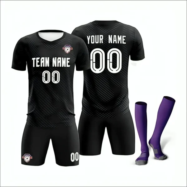 Custom Soccer Uniform Set Football Jersey Shorts Socks Personalized Team Kit - Image 3
