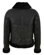 Women’s RAF B3 Shearling Bomber Jacket – Black Aviator Sheepskin Pilot Coat - Image 2