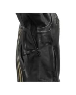 Men’s Harley-Davidson Triple Vent Passing Link II Black Leather Biker Jacket - Image 3