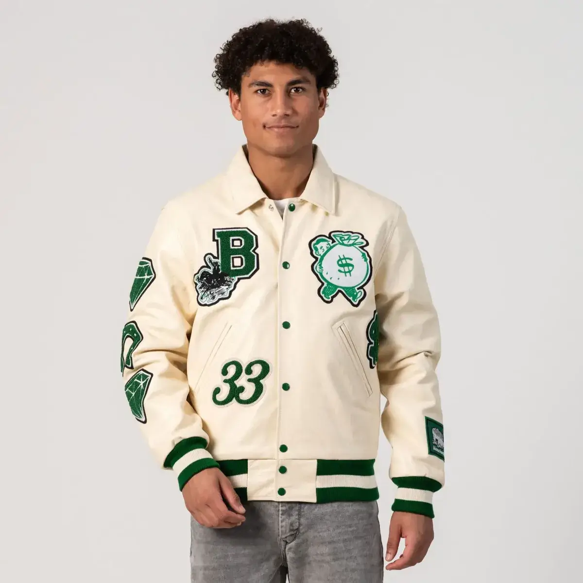 Boston-Full-Grain-Leather-Varsity-Jacket.webp Boston Limited Edition Full-Grain Leather Varsity Jacket - Image 1