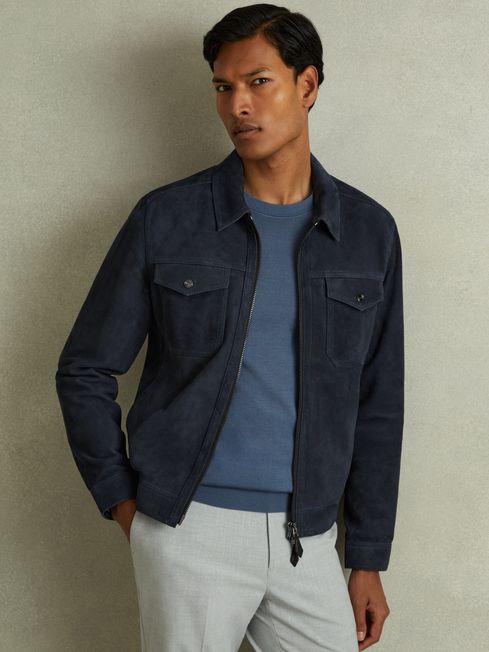 E78650s.jpg Percival Heritage Suede Jacket - Image 2
