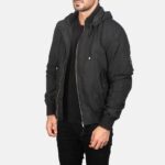 Hanklin Blackout Ma-1 Aviator Bomber Jacket - Image 2