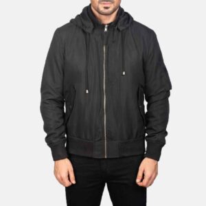 Hanklin Blackout Ma-1 Aviator Bomber Jacket
