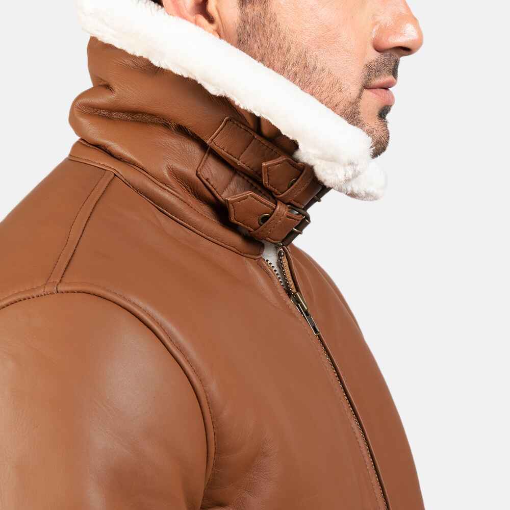 MensFrancisB-3BrownLeatherBomberJacket7794-9-1577867116766-1.jpg Francis Caramel Aviator Bomber Jacket - Image 5
