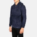 Kenton Denim Blue Suede Jacket - Image 2