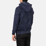 Kenton Denim Blue Suede Jacket - Image 5