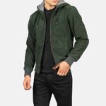 Nintenzo Forest Green Suede Jacket - Image 6