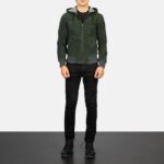 Nintenzo Forest Green Suede Jacket