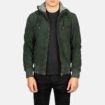 Nintenzo Forest Green Suede Jacket - Image 3