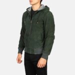Nintenzo Forest Green Suede Jacket - Image 2