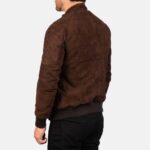 Sven Cocoa Suede Bomber - Image 3
