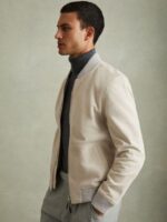 Diego Suede Aviator Jacket - Image 2