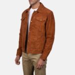 Stallon Rustic Brown Suede Jacket - Image 3