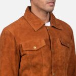 Stallon Rustic Brown Suede Jacket - Image 6