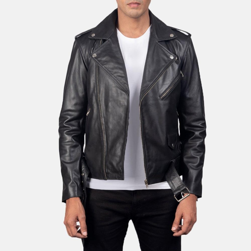 allaric-lane-noir-leather-biker-jacket1.jpg Allaric Lane Noir Leather Biker Jacket-Bike More, Worry Less - Image 1