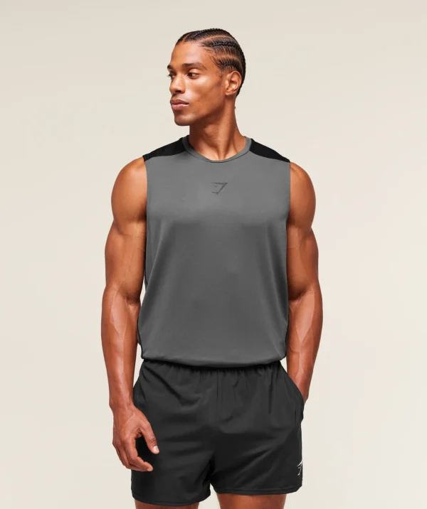 Arrival Block Tank – Men’s Premium Performance Sleeveless - Image 1