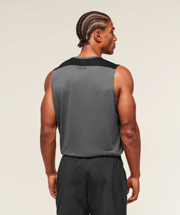 Arrival Block Tank – Men’s Premium Performance Sleeveless - Image 2