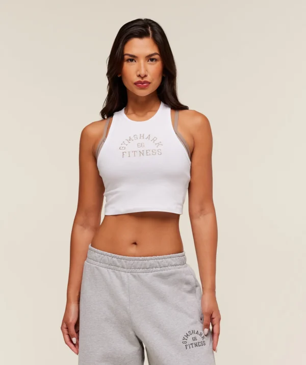 Fitness Embroidered Graphic Tank – Style That Moves With You - Image 1