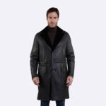 Black Scott Luxe Shearling Coat