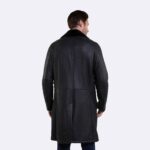 Black Scott Luxe Shearling Coat - Image 2