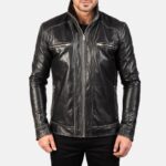 Rebel Spirit Black Leather Jacket-Your Journey, Our Dedication