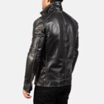 Rebel Spirit Black Leather Jacket-Your Journey, Our Dedication - Image 3