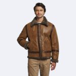 Winfield Rugged Shearling Coat - Image 4
