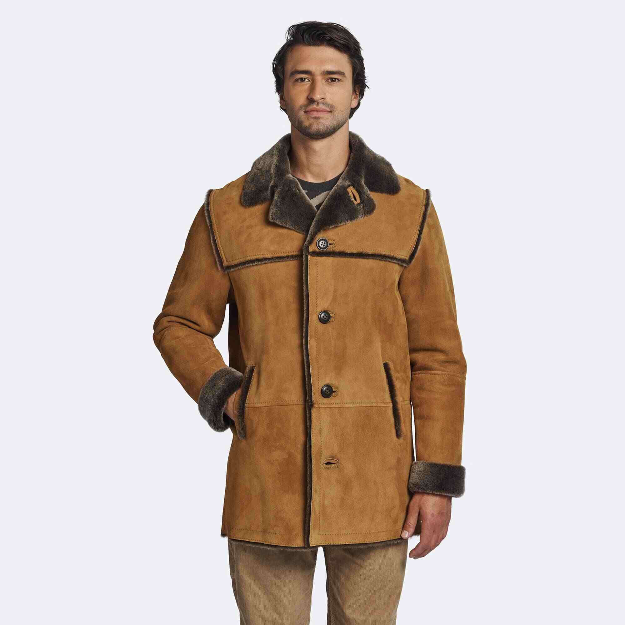 sm-5410-gold-02-2000x2000-1-1.jpg Alex Shearling Trucker Coat - Image 1