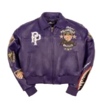 Women’s Pelle Pelle American Bruiser Plush Crop Jacket – Stylish & Bold Outerwear