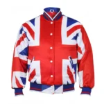Union Jack Bomber Jacket – Premium Quality Winter Warm Coat with Pockets