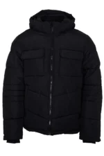 Jack & Jones Men’s Quilted Winter Puffer Jacket with Lined Anorak Design - Image 2