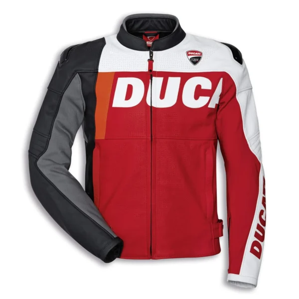 Speed Evo C2 Men’s Genuine Leather Biker Jacket - Image 1