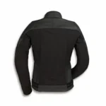 Ducati Logo C1 Women’s Leather & Fabric Biker Jacket - Image 2